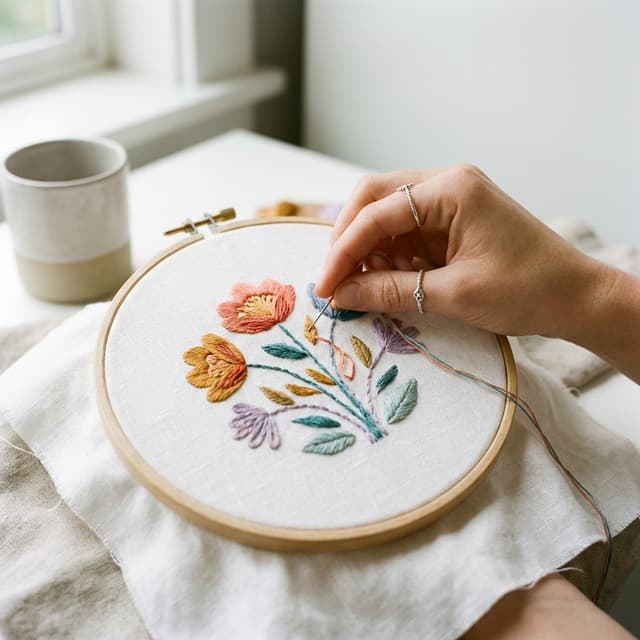 We embroider and ship